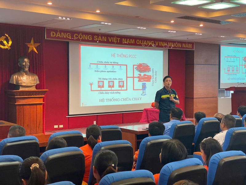Tìm hiểu về hệ thống chữa cháy trong khóa Tập huấn, bồi dưỡng nghiệp vụ PCCC&CNCH 
